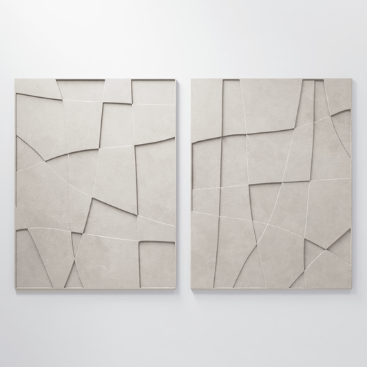 Bas Relief | Diptych